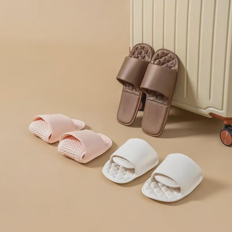 Складные нескользящие дорожные тапочки: Портативный, подходит для купания как женщин, так и мужчин.