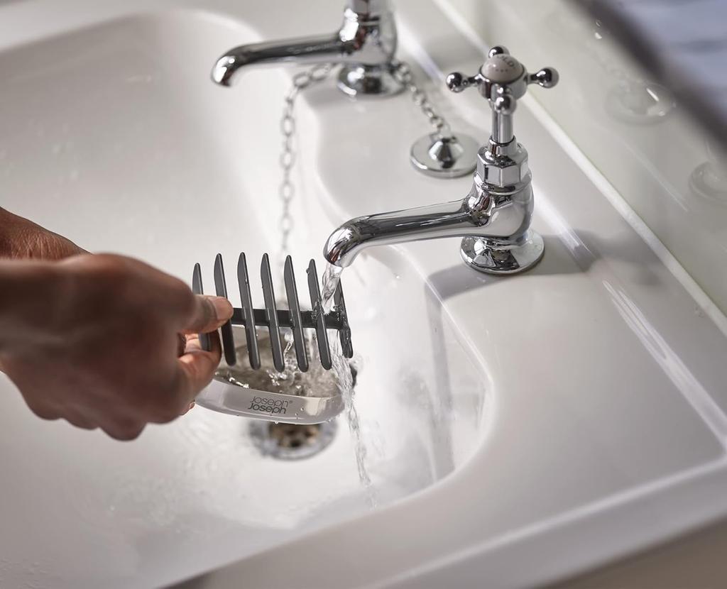 Подставка для мыла Joseph Joseph, Компактная мыльница, Легко хранить, Нержавеющая сталь Luxe [Оригинальный продукт] 70579