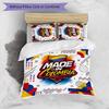 Colombia Football Printed Bedding 3 Piece Set Cozy Breathable Bed Cover Set as Housewarming Holiday Gift