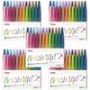Набор из 5 шт. текстовых маркеров Pentel Brush Touch 24 цвета SES15C-24ST