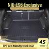Совместимо с 25 моделями NIO ES6: Коврик в багажник из ТПЭ, коврик в крышку багажника, коврик на порог и чехол в багажник.