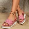 Дизайнерские клипсы-шлепанцы для женщин 2025 Лето Массивные сабо на платформе Сандалии Женские Большой размер 42 Высокий каблук Пляжная обувь Слайды