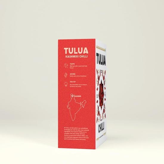 Tulua Kashmiri Chilli Whole (Red Chilli) - 50gm Each Pack of 3 | Natural Laal Mirch | Sun-dried and Carefully Packed Red Whole Kashmir Chilly