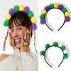 Party Props Glitter Ball Hairbands Creative Mardi Gras Headdress Headpieces Hair Hoop  Girls