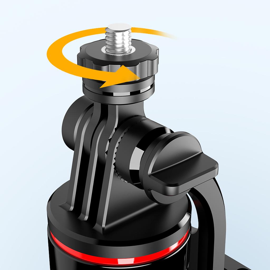 Selfie Stick WC13YDS Telescopic Tripod 4.3ft with Dual Light & Phone Holder - Black