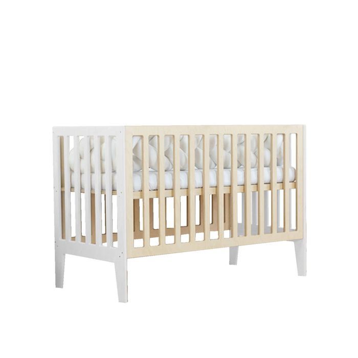 KIPPY Baby Bed 60 X 120 White and Natural