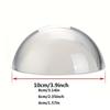 Кристалл чести 4см/10см Прозрачная лупа полусфера Полукупол Хрустальный шар для пресс-папье Украшение