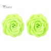 1 пара сережек-гвоздиков с розами, элегантный дизайн с цветком камелии, однотонные женские летние элегантные серьги, удобные антиаллергенные украшения для вечеринок