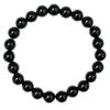 Ручная работа Кристаллы Драгоценные камни Бусины Обсидиан Браслеты Для женщин 8мм 10мм Круглые бусины Натуральный камень Эластичный браслет DIY Украшения Подарки