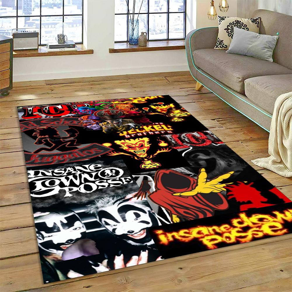 Insane Clown Posse Icp Джагло Рэп Метал Ковер Коврик для Спальни Гостиной Дома Декорация для Дивана, Детский Большой Декор Напольный Коврик