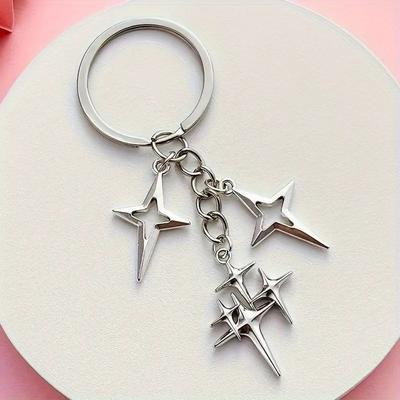 Y2K звезда брелок пентаграмма шарм звезда кулон брелок кошелек сумочка брелоки ювелирные изделия подарки