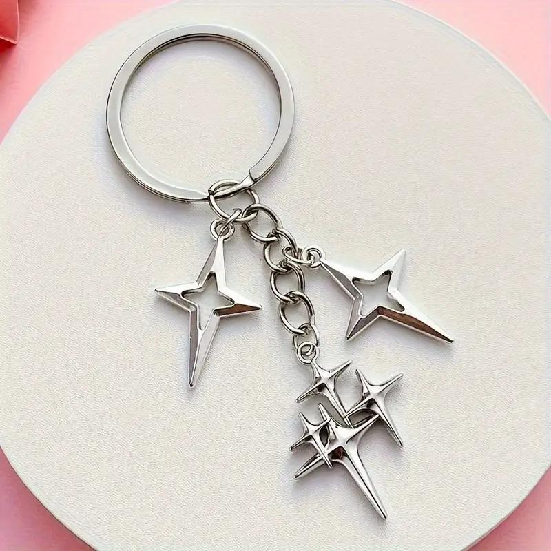 Y2K звезда брелок пентаграмма шарм звезда кулон брелок кошелек сумочка брелоки ювелирные изделия подарки