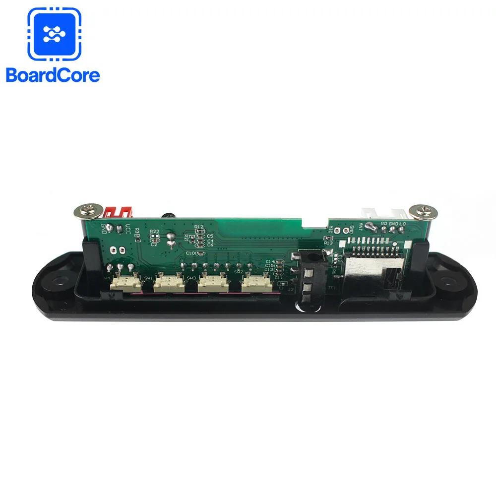 DC 12V Bluetooth 5.0 Автомобильный комплект Плата декодера MP3 USB TF FM Радиомодуль Цветной экран MP3-плеер с пультом дистанционного управления