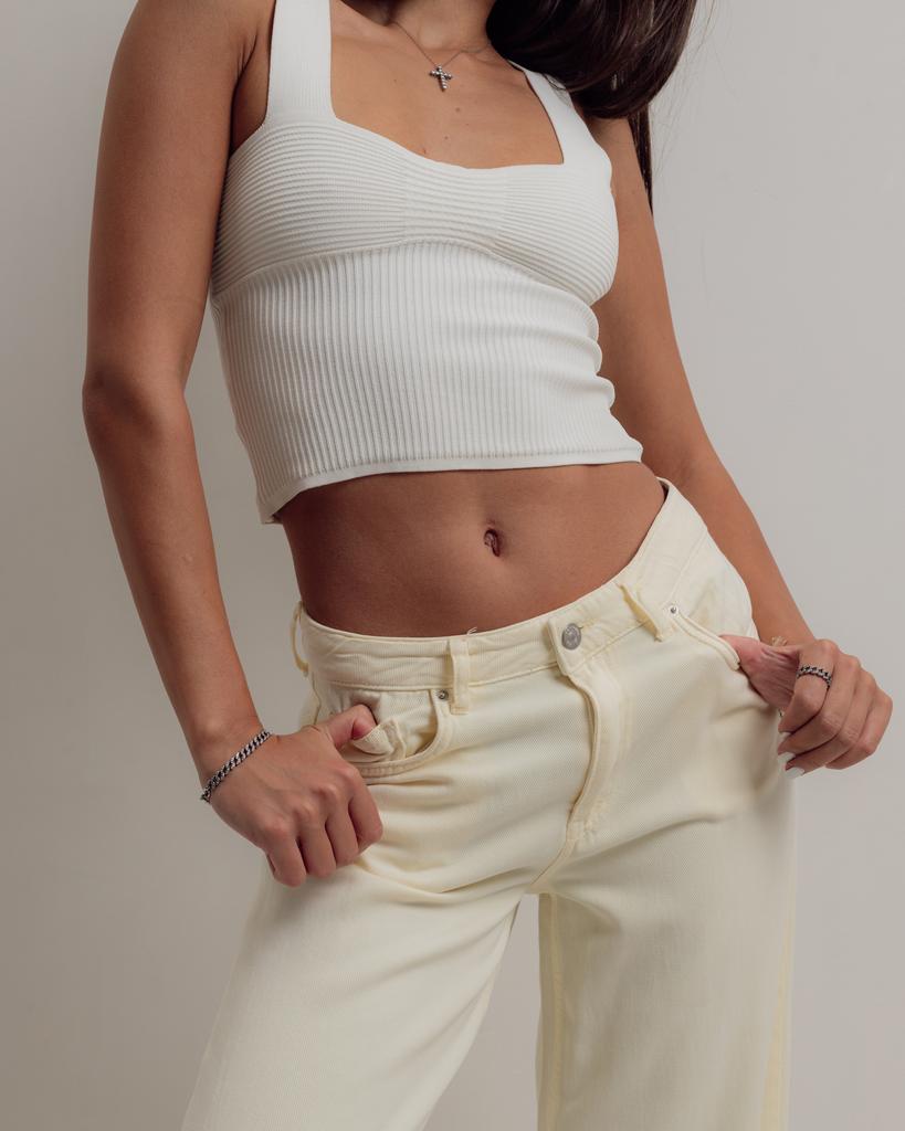 Брюки женские Dilvin 71999 36 желтый хлопок