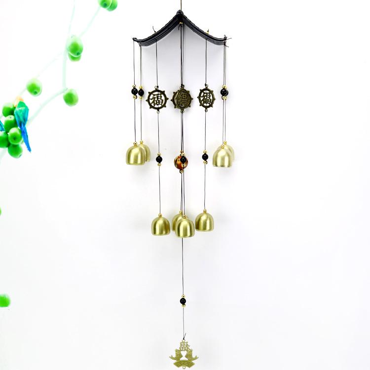 Старинные китайские литые ветряные колокольчики: Подвеска-колокольчик из меди для домашнего декора и подарков