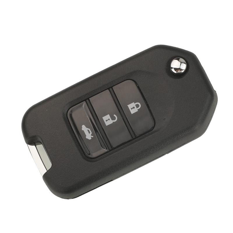 jingyuqin New Original Remote Folding Flip Car Key Shell Cover Case For Honda Civic City Fit XRV Vezel 2/3 Buttons Replacement
