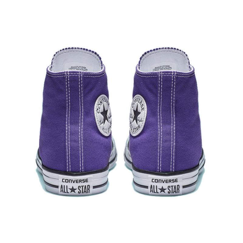 Converse Chuck Taylor All Star Высокие кеды на шнуровке Высокие парусиновые Унисекс Фиолетовый