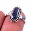 Natural Kyanite Gemstone Handmade 925 Solid Sterling Silver Gift Ring S.6 g6Q64
