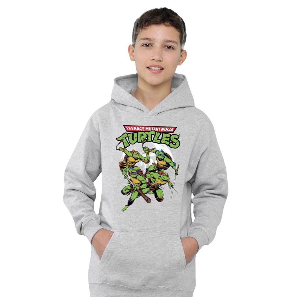 TMNT Childrens/Kids Midnight Group Pullover Hoodie