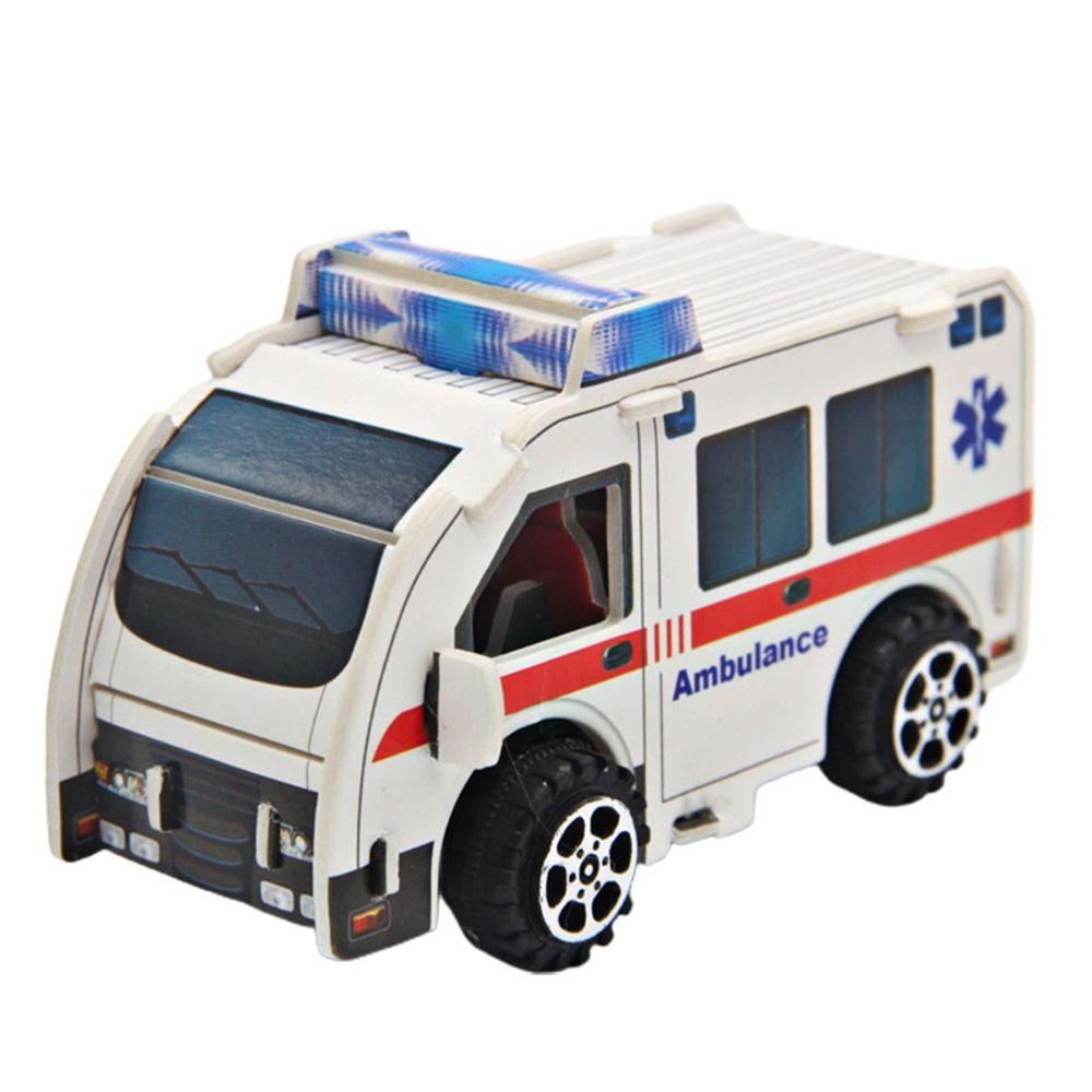 Бумажный мультяшный домик Бумажный игрушечный домик 3D-пазл Игрушечный автомобиль Подарки на день рождения