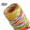 Biodegradable Paper Rope for Wrapping Colorful Raffia Packaging String, Flexible Twine Floral Bundling Multi Color Holiday Decorations Rope,