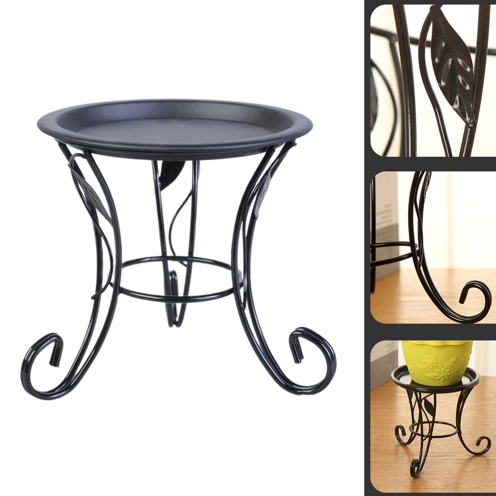 Небольшая настольная подставка для растений, железный держатель для цветочных горшков, экономящий пространство, подставка для цветочных горшков для небольших растений в офисе или дома