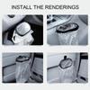 Portable Car Trash Can Garbage Waterproof Vehicle Truck Storage Bag Holder Organizer New Bracket