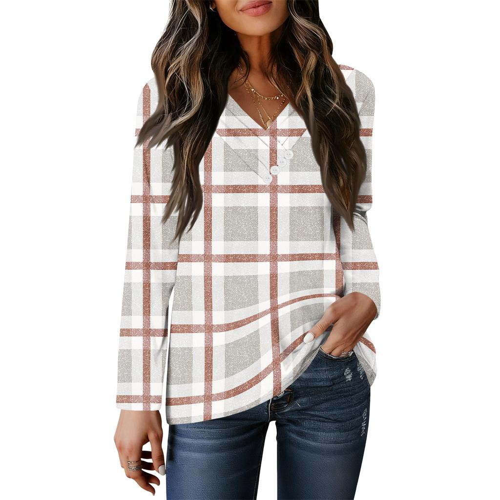 Womens Sweaters V-neck Long Sleeve Shirts Fall Outfits Fashion Winter Clothing Side Slit