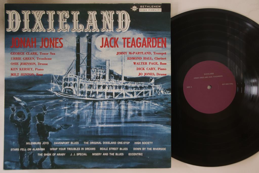 LP Record JONAH JONES, JACK TEAGARDEN - Dixieland BCP6042ORG BETHLEHEM Non Japan Jazz Used