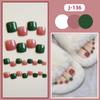 Square Head False Toe Nails Wearable Manicure Press on Nails Detachable Fake Toenails  Women