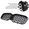 Diamond Glossy Black Front Bumper Kidney Grille Fit BMW X3 G01 X4 G02 2022-2025