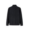 Anta Outdoor Series Warm Stand Collar Hiking Knit Sweater Men Sweater Basic-Black 952446702-4