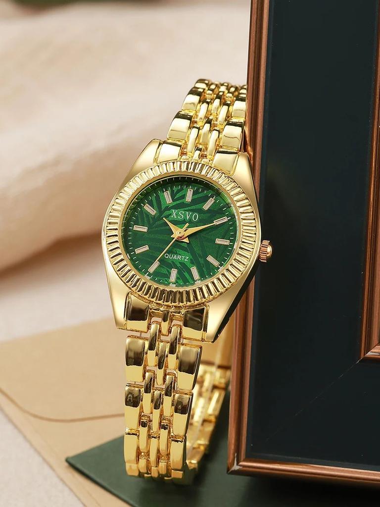 Новый тренд деловой моды, оригинальный дизайн, передовой легкий люкс, золотой стальной ремешок, ретро простые женские кварцевые часы-браслет