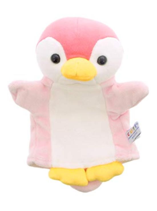PUPPET COLLECTION MARINE Baby Penguin Hand Puppet Pink Kids