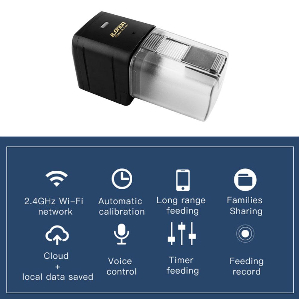 ILONDA USB Powered Wi-Fi Интеллектуальная автоматическая аквариумная миска для кормления Домашняя бытовая техника