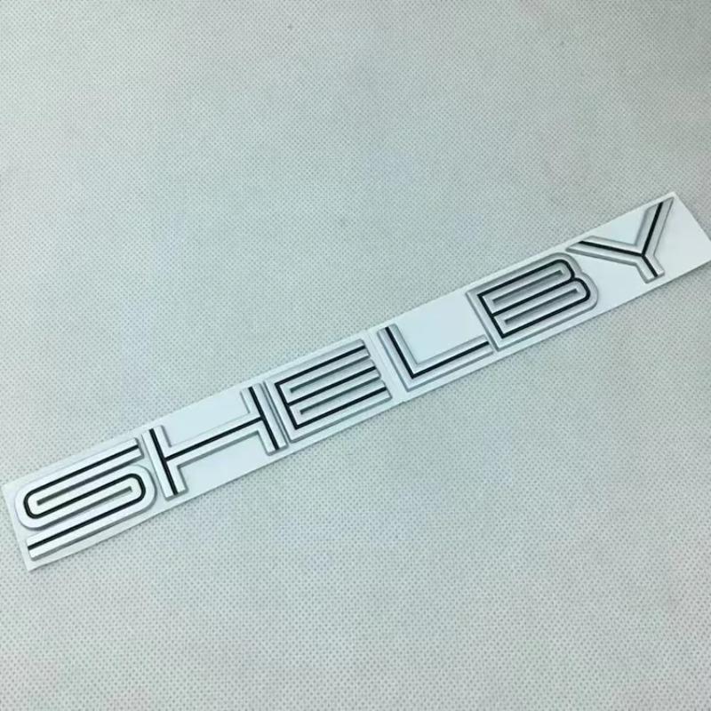 1 шт. Подходит для Mustang Shelby Логотип на капот Cobra GT Модифицированная персонализированная 3D-наклейка Значок Shelby Наклейка