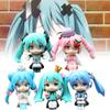 Miku Hatsune 5pcs Q Version Model Toy Cartoon Children Cake Baking Decoration