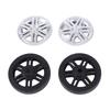 4 Sets Suitcase Repair Wheels with Covers PVC Wheel Casters Replacement Luggage Trunk Trolley