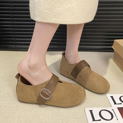 Французские ретро новые китайские туфли-лодочки с юбкой, туфли Мэри Джейн, балетки, осенние женские туфли на мягкой подошве, туфли на плоской подошве