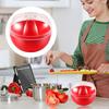 1/5 Pcs Fridge Vegetable Crisper Box Detailed Vegetable Fruit Shape Fruit Storage Container Home Kitchen Easy Twist Seal Food Freshness Keeper