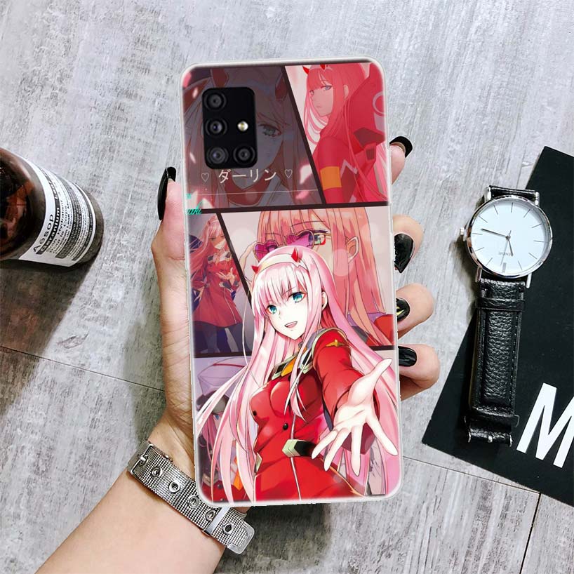 Zero Two Darling In The FranXX Phone Case For Samsung Galaxy A12 A22 A32 A42 A52 A72 A51 A71 5G A41 A31 A21 A02S M12 M21 M31 M30