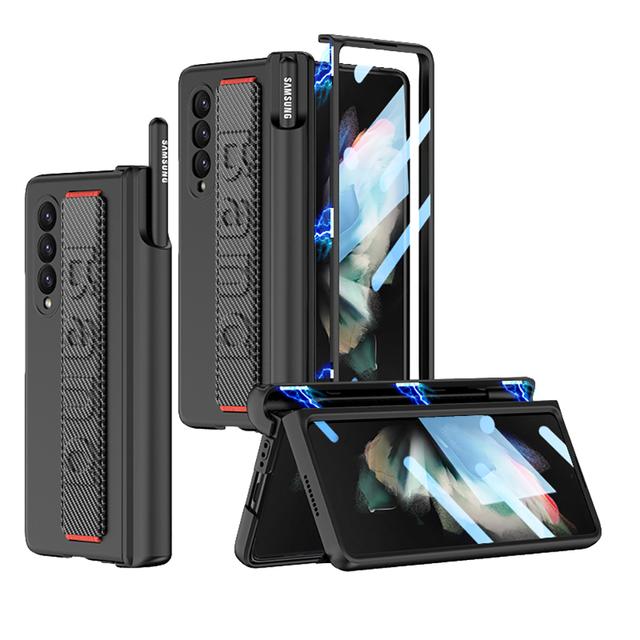 Лучшая защита всего тела, чехол для Samsung Galaxy Z Fold 4 Fold3 Fold 3 Fold4 Zfold4 5g, чехлы из закаленного стекла