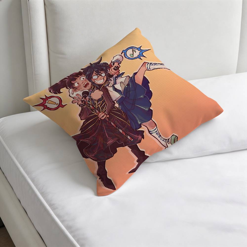 BBabymetal Metal Forth Decorative Square Pillow Cover Soft Comfortable Pillow Case Sofa Bed Home Decoration