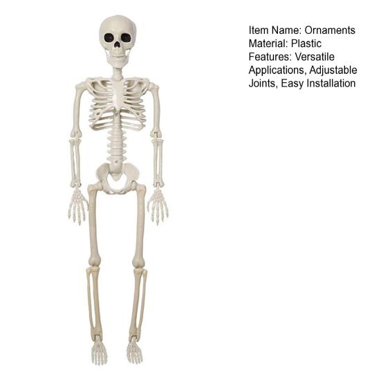 Реалистичные подвижные суставы скелета регулируемый Хэллоуин пластиковый скелет для декора кладбища