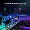 NEW Universal Symphony Car LED Ambient Light 256 RGB Color Car Interior Acrylic Light Guide Decoration Atmosphere Light