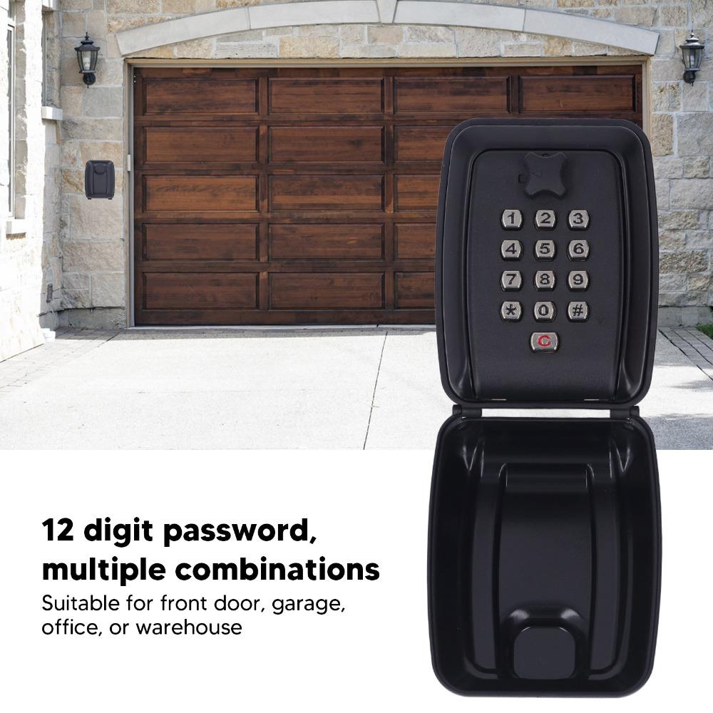 12 Digit Combination Key Lock Box Resettable Code Security Lockbox Combination Key Box Home Use