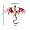 Vintage Rhinestone Brooch Pins Jewelry Flying Dragon Brooch Office Enamel Dragon Brooches