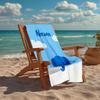 Custom Name Ultra-Soft Beach Towel with A Elephant Theme,Ideal for Pool - Camping, Diving - Perfect Travel Essential, Vibrant Beach Towel.