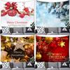 Merry Christmas Ball Print Tapestry Home Decoration Tapestry Living Room Room Wall Decoration Background
