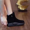 Soft Leather Short Boots Women's 2025 Autumn and Winter New Rear Zipper Casual High-top Shoes Super Soft Super Comfortable Flat Martin Boots